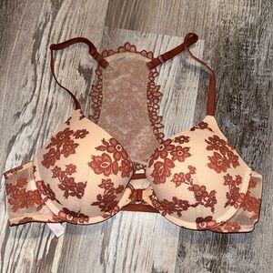 Pink, Push-up Bra, 34B